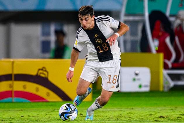 Surakarta, Indonesia December 2 Bilal Yalcinkaya of Germany in action during the FIFA U 17 World Cup Final match between Germany and France at Manahan Stadium on December 02, 2023 in Surakarta, Indonesia Photo by Just Pictures Surakarta Manahan Stadium Java Indonesia Copyright: x x2023xEurasiaxSportxImagesx jp-en-EuSpIm-MM3_Germany_France_02Dec2023_SK929