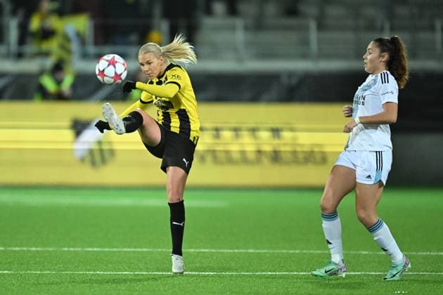 GÖTEBORG, SWEDEN 20240124 Häckens Josefine Rybrink during Wednesdays Champions League group D soccer match between BK Häcken and Paris FC at Hisingen arena GÖTEBORG, SWEDEN x9200x  Copyright: xBjörnxLarssonxRosvall TTx CHAMPIONS LEAGUE HÄCKEN-PARIS