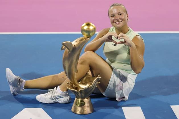 Diana Shnaider, RUS, after final at 2024 Thailand Open in Hua Hin, 04 02 2024