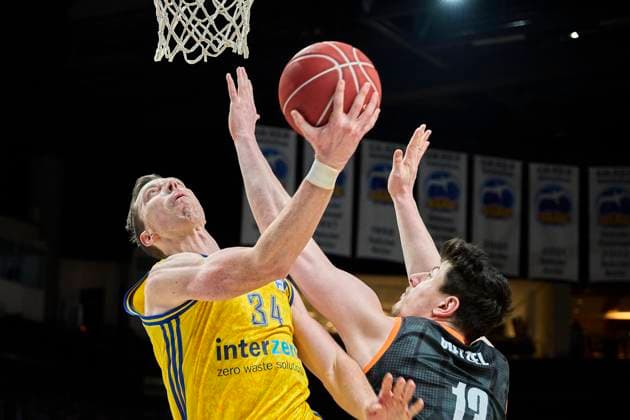 Justin Bean Alba Berlin, 34 , GER, ALBA Berlin vs Ratiofarm Ulm, Basketball Men, easy Credit BBL, Season 2023 2024, Matchday 19, 04 02 2024 GER, ALBA Berlin vs Ratiofarm Ulm, Basketball Men, easy Credit BBL, Season 2023 2024, Matchday 19, 04 02 2024 Berlin Copyright: xEibner-Pressefotox xClaudiusxRauchx EP_CRH
