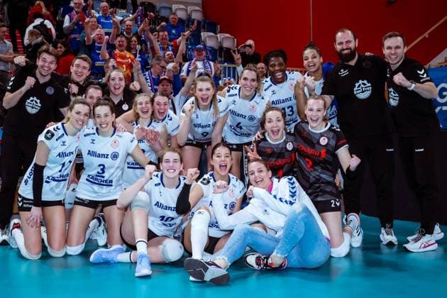 CEV Champions League SC Potsdam Allianz MTV Stuttgart 07 02 2024 CEV Champions League SC Potsdam Allianz MTV Stuttgart 07 02 2024 Copyright: xBEAUTIFULxSPORTS NicolxMarschallx