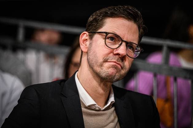 17 02 2024, BMW Park, Germany, Muenchen, Bamberg Baskets vs FC Bayern Muenchen semi-final SIEGMUND TOP FOUR 2024, Sports Director Thorsten Leibenath ratiopharm ulm Schaut Foto H Langer BMW Park Muenchen Germany 541_BAMFCB20240218_035 Langer-541