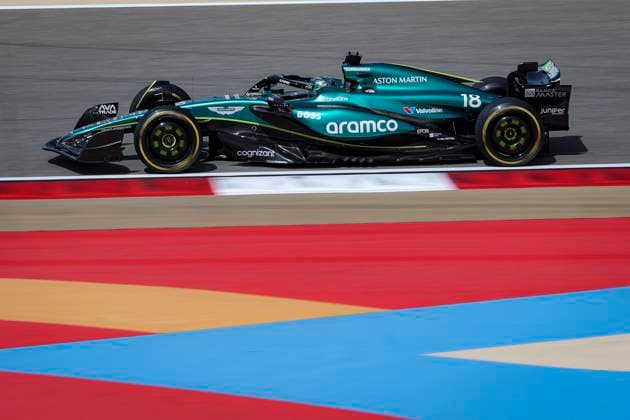 18 STROLL Lance can , Aston Martin F1 Team AMR24, action during the Formula 1 Aramco pre season testing 2024 of the 2024 FIA Formula One World Championship from February 21 to 23, 2024 on the Bahrain International Circuit, in Sakhir, Bahrain Photo Antonin Vincent DPPI F1 Pre season Testing in Bahrain at Bahrain International Circuit on February 22, 2024 in Sakhir, Bahrain Photo by HOCH ZWEI Sakhir Sakhir Bahrain Bahrain