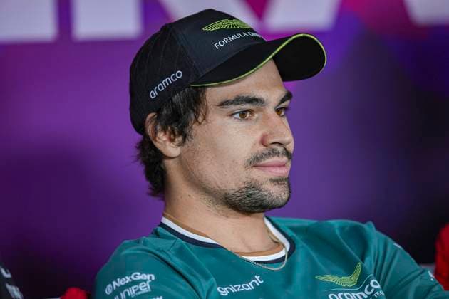 STROLL Lance can , Aston Martin F1 Team AMR24, portrait, press conference during the Formula 1 Aramco pre season testing 2024 of the 2024 FIA Formula One World Championship from February 21 to 23, 2024 on the Bahrain International Circuit, in Sakhir, Bahrain Photo Eric Alonso DPPI F1 Pre season Testing in Bahrain at Bahrain International Circuit on February 22, 2024 in Sakhir, Bahrain Photo by HOCH ZWEI Sakhir Sakhir Bahrain Bahrain