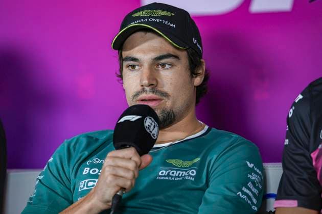 STROLL Lance can , Aston Martin F1 Team AMR24, portrait, press conference during the Formula 1 Aramco pre season testing 2024 of the 2024 FIA Formula One World Championship from February 21 to 23, 2024 on the Bahrain International Circuit, in Sakhir, Bahrain Photo Eric Alonso DPPI F1 Pre season Testing in Bahrain at Bahrain International Circuit on February 22, 2024 in Sakhir, Bahrain Photo by HOCH ZWEI Sakhir Sakhir Bahrain Bahrain