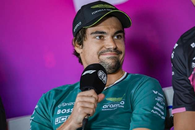 STROLL Lance can , Aston Martin F1 Team AMR24, portrait, press conference during the Formula 1 Aramco pre season testing 2024 of the 2024 FIA Formula One World Championship from February 21 to 23, 2024 on the Bahrain International Circuit, in Sakhir, Bahrain Photo Eric Alonso DPPI F1 Pre season Testing in Bahrain at Bahrain International Circuit on February 22, 2024 in Sakhir, Bahrain Photo by HOCH ZWEI Sakhir Sakhir Bahrain Bahrain