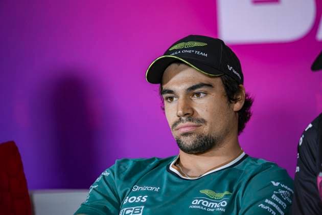 STROLL Lance can , Aston Martin F1 Team AMR24, portrait, press conference during the Formula 1 Aramco pre season testing 2024 of the 2024 FIA Formula One World Championship from February 21 to 23, 2024 on the Bahrain International Circuit, in Sakhir, Bahrain Photo Eric Alonso DPPI F1 Pre season Testing in Bahrain at Bahrain International Circuit on February 22, 2024 in Sakhir, Bahrain Photo by HOCH ZWEI Sakhir Sakhir Bahrain Bahrain
