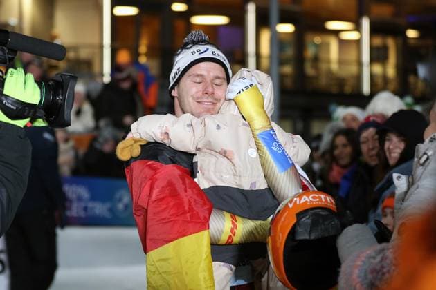 BMW IBSF World Championships Bob Skeleton 2024 Winterberg Christopher Grotheer GER Skeleton WM 2024 Bob Skeleton WM 2024 Eisarena Winterberg Bobbahn Winterberg Copyright: xBEAUTIFULxSPORTS Bernhardtx
