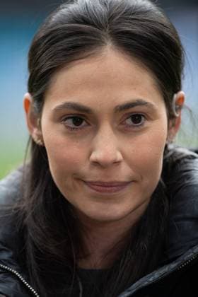 Ann-Sophie Kimmel, presenter, DAZN, sports journalist, portrait, portrait, portrait, cropped single image, single motif, football 1 Bundesliga, 23 matchday, Eintracht Frankfurt F VfL Wolfsburg 2 2 on 25 02 2024 at Deutsche Bank Park in Frankfurt Germany DFL regulations prohibit any use of photographs as image sequences and or quasi video ÃÂ