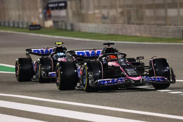 F1 Bahrain Grand Prix 2024 Practice And Qualifying Pierre Gasly and Esteban Ocon of Alpine during qualifying ahead of the Formula 1 Bahrain Grand Prix at Sakhir Circuit in Sakhir, Bahrain on March 1, 2024. Sakhir Bahrain Copyright: xJakubxPorzyckix originalFilename:porzycki-f1bahrai240301_npYCU