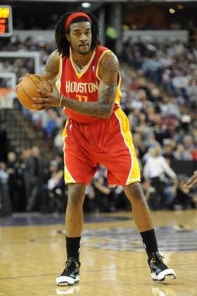 NBA, Basketball Herren, USA Rockets vs. Kings APR 12 April 12, 2010: Jordan Hill 27 of the Houston Rockets during the game between the Sacramento Kings and the Houston Rockets at Arco Arena in Sacramento, CA. Ben Munn CSM.(Credit Image: Â Ben Munn Cal Media) Sacramento California U.S. EDITORIAL USE ONLY Copyright: xx ZUMA-20100412_zaf_cm3_016.jpg BenxMunnx csmphoto326641