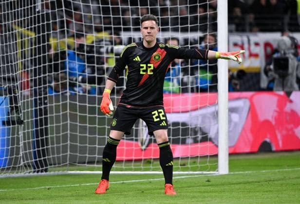 Goalkeeper Marc Andre ter Stegen Germany , Marc Andre ter Stegen 26 03 2024, International soccer match Germany Netherlands 2 1 Frankfurt Deutsche Bank Park Germany Team2