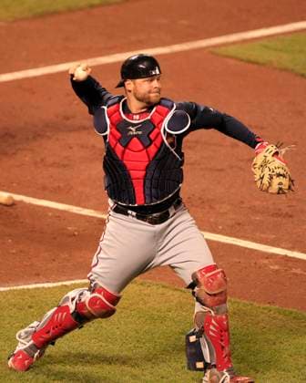 MLB, Baseball Herren, USA National League Division Series Atlanta Braves vs San Francisco Giants OCT 08 October 08, 2010: San Francisco,CA. Braves catcher Brian McCann 16 in action, during the National League Division Series game 2, between the Wild Card Atlanta Braves and the National League West San Francisco Giants at AT&T Park in San Francisco,California. The Braves beat the Giants in 11 innings 5-4. Jeff Trouette CSM.(Credit Image: Â Jeff Trouette Cal Media) San Francisco California U.S. EDITORIAL USE ONLY Copyright: xx ZUMA-20101008_zaf_cj3_005.jpg JeffxTrouettex csmphoto371878