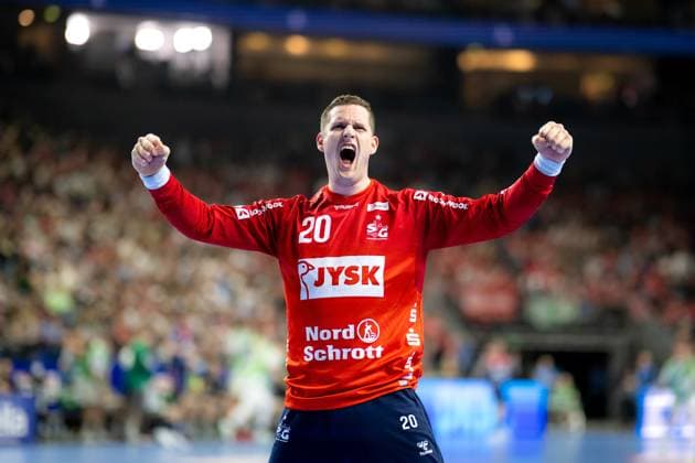 14 04 2024 DHB Pokal Rewe Final 4 Fuechse Berlin SG Flensburg Handewitt Kevin Moller Torhueter, Flensburg Koeln Lanxess Arena Nordrhein Westfalen Germany KlausTrotter 20240414 0202