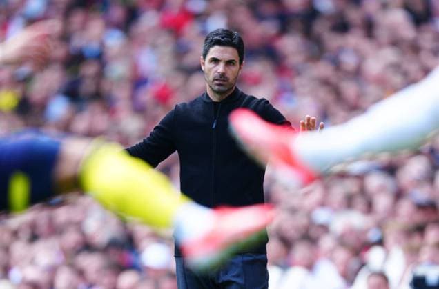 Bilder des Jahres 2024, Sport 05 Mai Sport Themen der Woche KW18 Arsenal manager Mikel Arteta Arsenal v AFC Bournemouth, Premier League, Football, Emirates Stadium, London, UK - 04 May 2024 EDITORIAL USE ONLY No use with unauthorised audio, video, data, fixture lists, club league logos or live services. Online in-match use limited to 120 images, no video emulation. No use in betting, games or single club league player publications. Copyright: xJavierxGarcia Shutterstockx 14457323gg