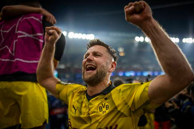 Paris, France 7th May 2024 Final jubilation Niclas Füllkrug BVB Paris Saint Germain Borussia Dortmund 07 05 2024