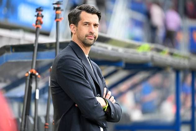 Paderborn, Home Deluxe Arena, 10 05 24, GER, Herren, 2 Bundesliga, Saison 2023 2024, SC Paderborn 07 Hamburger SV Bild Sportvorstand Jonas BOLDT Hamburg Only for editorial use DFL regulations prohibit any use of photographs as image sequences and or quasi video NRW Germany