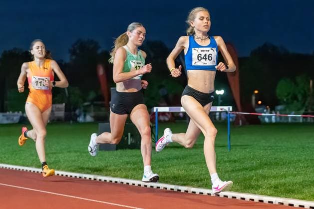 Merkel Lisa 646, LAV Stadtwerke Tuebingen, 5000m Women , GER, Leichtathletik, Athletics, 8 PUMA NITRO Lange Laufnacht Karlsruhe, 11 05 2024, GER, Leichtathletik, Athletics, 8 PUMA NITRO Lange Laufnacht Karlsruhe, 11 05 2024 Karlsruhe Copyright: xStefanxMayerx EP_SMR