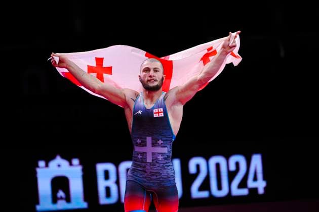 U23 Wrestling European Championships 55kg GR Giorgi Tokhadze GEO Copyright: xUnitedxWorldxWrestlingx xKadirxCx United World Wrestling Kadir C