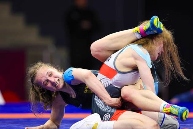 U23 Wrestling European Championships 55kg WW Aliaksandra Bulava AIN df Josefine Maria Purschke GER Copyright: xUnitedxWorldxWrestlingx xKadirxCx United World Wrestling Kadir C