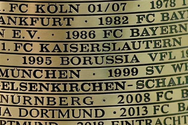 24 05 2024, xjrdrx, Football DFB Cup Final 2023 24, Bayer 04 Leverkusen 1 FC Kaiserslautern Press Conference Training emspor, v l The DFB Cup Club Cup Detail DFL DFB REGULATIONS PROHIBIT ANY USE OF PHOTOGRAPHS as IMAGE SEQUENCES and or QUASI VIDEO Berlin