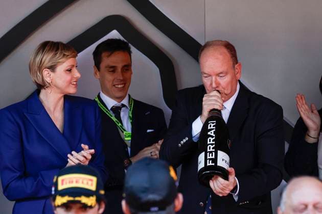Princess Charlene and Prince Albert II of Monaco, F1 Grand Prix of Monaco at Circuit de Monaco on May 26, 2024 in Monte Carlo, Monaco Photo by HOCH ZWEI Monte Carlo Monaco