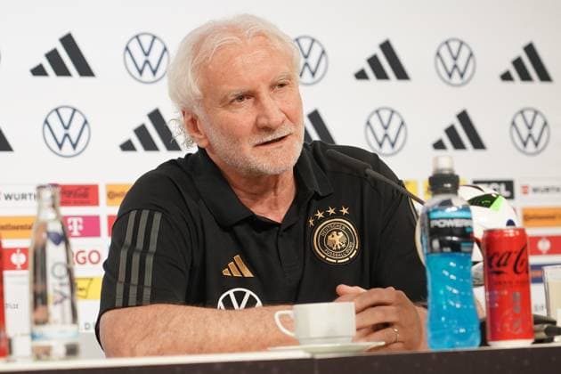 Sports Director Rudi Völler Germany Germany Blankenhain 27 05 2024 Training camp for the German national team in preparation for the European Championship, Golf Resort Weimarer Land