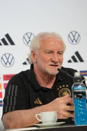 Sports Director Rudi Völler Germany Germany Blankenhain 27 05 2024 Training camp for the German national team in preparation for the European Championship, Golf Resort Weimarer Land