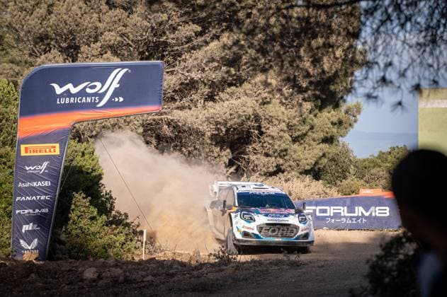 FIA WRC, Motorsport Rallye, WM Rally Italia Sardegna 2024 The driver Gregoire Munster and his co-driver Louis Louka are driving a Ford Puma Rally1 in action during Day 1 of Rally Italia Sardegna in Sardinia, Italy, on June 1, 2024 Alghero Italy  Copyright: xFedericoxManonix originalFilename:manoni-notitle240531_np9qC