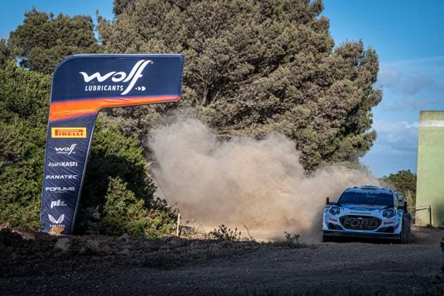 FIA WRC, Motorsport Rallye, WM Rally Italia Sardegna 2024 The driver Gregoire Munster and his co-driver Louis Louka are driving a Ford Puma Rally1 during Day 1 of Rally Italia Sardegna in Sardegna, Italy, on June 1, 2024 Alghero Italy  Copyright: xFedericoxManonix originalFilename:manoni-notitle240531_npnEM