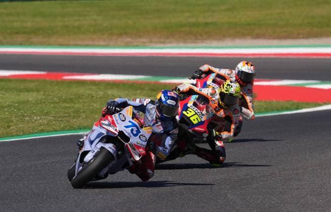 01 06 2024, Autodromo Internazionale del Mugello, Mugello, MotoGP Italian Grand Prix 2024 ,in the picture Alex Marquez from Spain, Gresini Racing, Joan Mir from Spain, Repsol Honda Team, Luca Marini from Italy, Repsol Honda Team Defodi 506 20240601 hbr 0070 Defodi-506