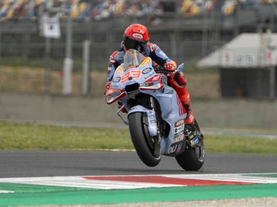 MotoGP Of Italy - Free Practice Marc Marquez is racing for Gresini Racing MotoGP during the MotoGP Brembo Italian Grand Prix Free Practice on Friday and MotoGP on Saturday at the Mugello Circuit in Scarperia, Italy, on May 31, 2024. Mugello ITA Italy  Copyright: xFabioxAvernax originalFilename:averna-motogpbr240531_npkSm