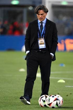 Vincenzo Montella, head coach of Turkey, during a friendly football match between Italy and Turkey at Renato Dall Ara stadium in Bologna (Italy), June 4th, 2024. andreaxstaccioli