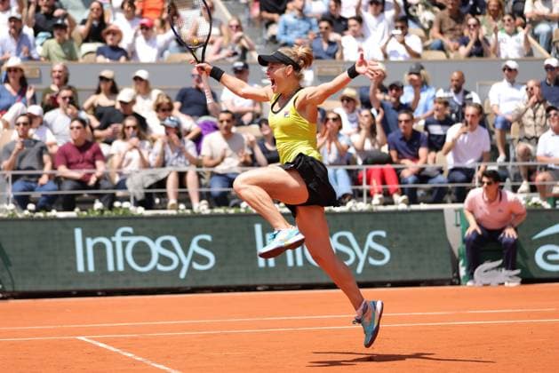 Laura Siegemund, GER, and Edouard Roger Vasselin, FRA, after mixed doubles final at 2024 French Open at Roland Garros, Paris, 06 06 2024
