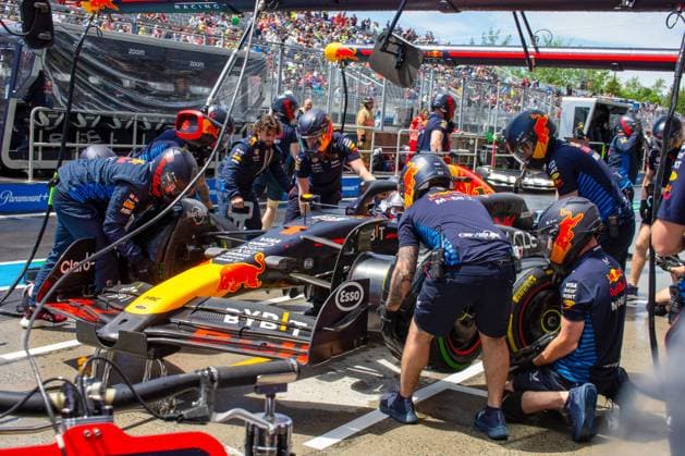 : Max Verstappen (NED) - Oracle Red Bull Racing - Red Bull RB20 - Honda RBPT during Formula 1 Aws Grand Prix du Canada 2024, Montreal, Quebec, Canada, from Jun 6th to 9th - Rounfd 9 of 24 of 2024 F1 World Championship, WM, Weltmeisterschaft Formula 1 Championship - Formula 1 Aws Grand Prix du Canada 2024 - ZUMAp169 20240608_zsa_p169_512 Copyright: xAlessioxDexMarco AvensImages IPAx