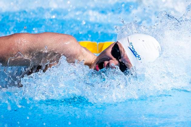 240618 Tomas Koski of Finland competes in men s 100 meter freestyle swimming heats during day 9 of the European Aquatics Championships 2024 on June 18, 2024 in Belgrade Photo Johanna Säll BILDBYRAN kod JL JL0393 simning swimming svomming European Aquatics Championships 2024 sim em em bbeng  Copyright: JOHANNAxSÄLL BB240618BB481