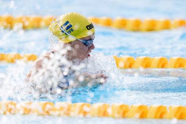 240619 Olivia Klint Ipsa of Sweden competes in women s 100 meter breaststroke swimming final during day 10 of the European Aquatics Championships 2024 on June 19, 2024 in Belgrade Photo Johanna Säll BILDBYRAN kod JL JL0395 simning swimming svomming european aquatics championships 2024 sim em em bbeng  Copyright: JOHANNAxSÄLL BB240619ZS009