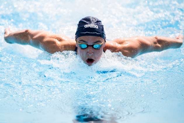 240620 Sara Junevik of Sweden competes in women s 100 meter butterfly swimming heats during day 11 of the European Aquatics Championships 2024 on June 20, 2024 in Belgrade Photo Johanna Säll BILDBYRAN kod JL JL0396 simning swimming svomming European Aquatics Championships 2024 sim em em bbeng sverige  Copyright: JOHANNAxSÄLL BB240620BB105