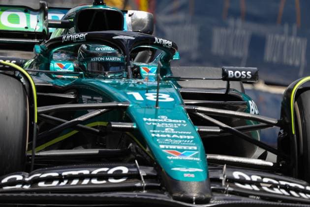 18 Lance Stroll (can) Aston Martin Aramco Formula One Team41 (gbr) Aston Martin AMR2442 Mercedes, during the 2024 Formula 1 Spain Grand Prix, 10th round of the 2024 Formula 1 World Championship, WM, Weltmeisterschaft from June 21 to 23, 2024 at the Barcelona Catalunya Circuit. FORMULE 1 : Grand Prix d Espagne - FIA - Montmelo - 21 06 2024 MPSAgency Panoramic