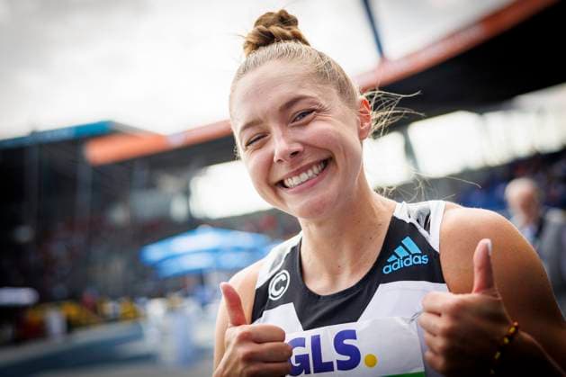 German Athletics Championships Braunschweig, 29 06 2024 Gina Lückenkemper SCC Berlin wins the 100m and becomes German Champion over 100m German Athletics Championships on 29 06 2024 at Eintracht Stadium, Braunschweig Lower Saxony Copyright: xBEAUTIFULxSPORTS AxelxKohringx