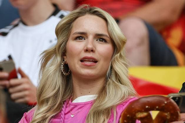 Euro 2024 Germany Denmark on 29 06 2024 in the BVB stadium Dortmund in Dortmund Anika Bissel the wife of goalkeeper Manuel Neuer Germany 1 MH