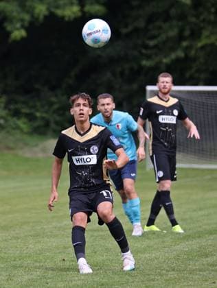 05 07 2024, Football, Men, Test match, Season 2024 2025, SV 07 Elversberg FC Swift Hesperingen, Frederik Schmahl SV 07 Elversberg Friedrichsthal Sportanlage am Franzschacht Saarland Germany EN Copyright: xFabianxKleerx