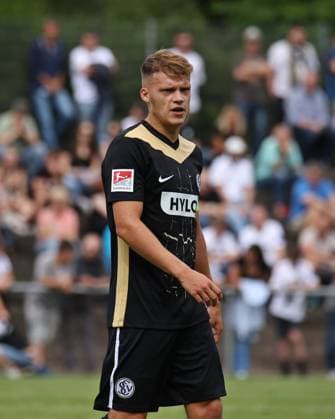 05 07 2024, Football, Men, Test match, Season 2024 2025, SV 07 Elversberg FC Swift Hesperingen, Robin Fellhauer SV 07 Elversberg Friedrichsthal Sportanlage am Franzschacht Saarland Germany EN Copyright: xFabianxKleerx