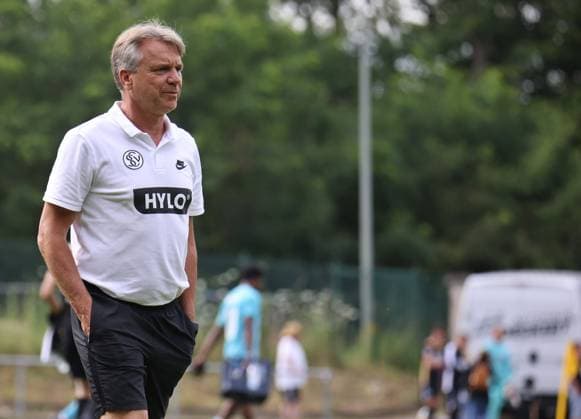 05 07 2024, Football, Men, Test match, Season 2024 2025, SV 07 Elversberg FC Swift Hesperingen, Coach Horst Steffen SV 07 Elversberg Friedrichsthal Sportanlage am Franzschacht Saarland Germany EN Copyright: xFabianxKleerx
