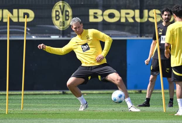 Niklas Süle Borussia Dortmund , Niklas Suele 11 07 2024, Football season 2024 2025, 1 Bundesliga, Training kick-off Borussia Dortmund Dortmund training ground North Rhine-Westphalia Germany Team2
