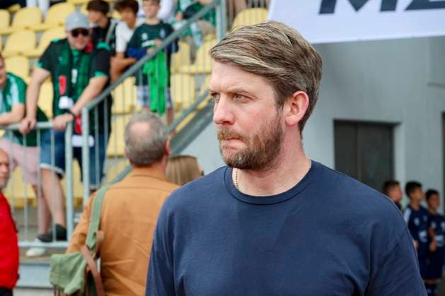Head of Licensing Peter Niemeyer Werder Bremen watches, Friendly match, FC Verden 04 vs Werder Bremen, Stadion am Berliner Ring, 14 07 2024, Verden, Germany