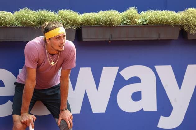 Tennis Hamburg Open 2024, ATP500, Final, Hamburg, 21 07 2024 Alexander Zverev GER takes a short break