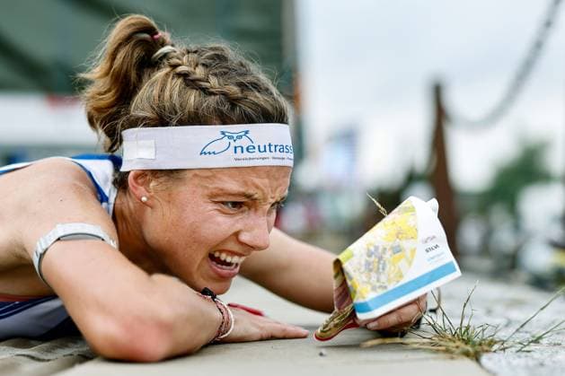 240724 Simona Aebersold IFK Göteborg Orientering winner in D21E during O Ringen stage 3 Elitsprinten in central Oskarshamn, July 24, 2024 in Oskarshamn  Copyright: PETERxHOLGERSSON BB240724PH017