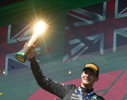 28 07 2024, Circuit de Spa Francorchamps, Spa Francorchhamps, Formula 1 Rolex Belgian Grand Prix 2024 , in the picture winner George Russell GBR , Mercedes AMG Petronas Formula One Team Defodi 506 20240728 hbr 4064 Defodi-506