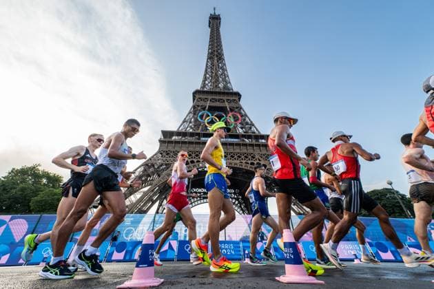 240801 Perseus Karlström of Sweden competes in men s 20 km race walk during day 6 of the Paris 2024 Olympic Games on August 1, 2024 in Paris Photo Vegard Grott BILDBYRAN code VG VG0641 olympic games,olympics,os,ol,olympiska spel,olympiske leker,pari  Copyright: VEGARDxGRoTT BB240801VG007